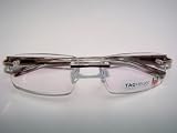 Tag Heuer - TAG Heuer TH8104 Col.001 Striped Rimless Frame 56mm Eyeglasses
