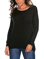 Fleur Bleue Jersey Œillet (Negro)