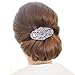 EVER FAITH® Bridal Art Deco Hair Comb Clear Austrian Crystal