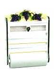 Wood Paper Towel holder with birdhouses GRAPE TUSCANY