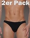 HOM First Cotton 2er Pack Slip schw.