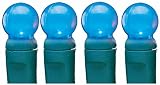 GKI Bethlehem Lighting 35-Light Pearlized G12 LED Light Set, Blue Bulbs, Green Wire