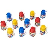12-Piece Mickey Non-Toxic Bubble Solution, Mini, Multicolored
