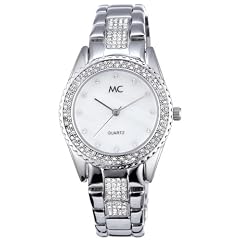 MC Damen-Armbanduhr Metallarmband 50116
