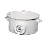 Euro-Pro 5-Qt. Programmable Slow Cooker - White