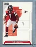 2006 Playoff NFL Playoffs 43 Michael Vick / Atlanta Falcons / Football Cards - In Protective Top Loader - Sports Trading Cards Collecting