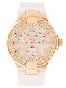 GUESS Women's White-Strap Watch