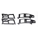 Carbon Fiber Frame Set (4pc), Black: T-REX 250 by Xtreme Racing