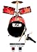 EXO Percussion 3 Piece Mid Size Drum Set with 16 Inch Bass Drum -Red
