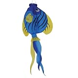 Striped Angelfish Fish Windsock Hanging Decoration (36in)