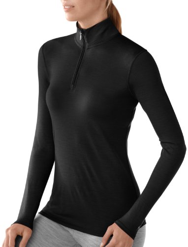 Smartwool Damen NTS Microweight Zip T, black, M, SN402 Preisvergleich
