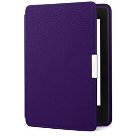 Amazon Kindle Paperwhite Leather Cover, Royal Purple (only fits Kindle Paperwhite)