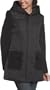 ABS by Allen Schwartz Women's Hooded Nylon Rain Jacket,Black,X-Small