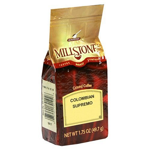 Millstone Colombian Supremo Ground Coffee, 1.75-Ounce Bags (Pack of 12)