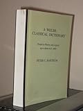 A Welsh classical dictionary : people in history and legend up to about A.D. 1000