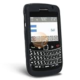 Silicone Skin Case for Blackberry Bold 9700, Black