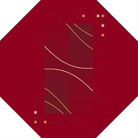 Stainmaster® Caliente Area Rug - Rouge (77" Octagon)