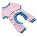 Binmer(TM)New Dog Pajamas Pet Clothes Clothing Puppy Coat Cat Jumpsuit Pet Supplies Products Sleepwear (Pink, XL)