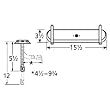 Oval Single Stainless Steel Burner with Special Venturi