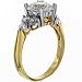 Sterling Silver Round Cut Cz Promise Wedding Engagement Ring