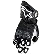Alpinestars GP Tech Men's Leather Sports Bike Racing Motorcycle Gloves - Black/White