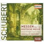 Click here to buy Schubert: Masses Nos. 1-6; German Mass [Box Set] by  Alexander Panteleev, Dimitur Yanakiev, Karl-Heinz Schmieder, Peter Yamukov, and Stefan Vassilev .