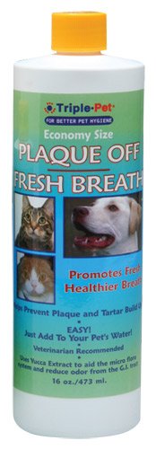 Childrens Toyshop  Pet Supplies : Triple Pet Plaque Off - Fresh Breath - 16 oz