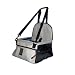 Kyjen Outward Hound Pet Car Booster Seat, Deluxe Faux-Leather, Small, Gray