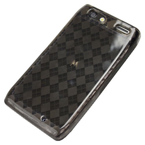Fosmon S-Curve Soft Shell TPU Case for Motorola Droid RAZR MAXX XT912 (Argyle Smoke) Fosmon S-Curve Soft Shell TPU Case for Motorola Droid RAZR MAXX XT912 (Argyle Smoke)