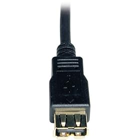 Tripp Lite U024-006 USB A/A Extension Gold Cable A-M/F for USB2.0 Cable - 6ft