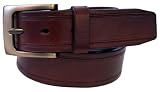 Dockers Men's Bridle Stitched Bronze Belt