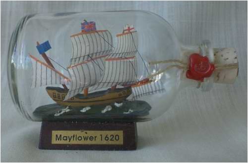 Mayflower Mini Buddelschiff 50
