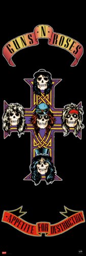 Guns N Roses (Apettite for Destruction, Door) Music Poster Print - 24
