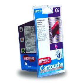 Cartouche d'encre compatible Canon C6 - Magenta