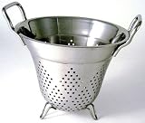Gourmet Standard Stainless Steel 3.5 Quart Asparagus Colander with Feet - AC349