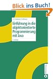 Einf�hrung in die objektorientierte Programmierung mit Java