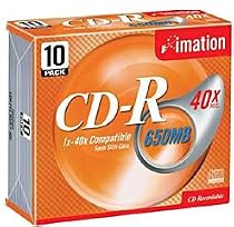 CDR74ZBSRX10S CDR 650MB ブランド入 シルバー 10枚パック スリムケース入