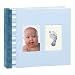 Photo and Footprint Baby Book - Blue