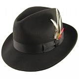 Jaxon Crushable Pinch Crown Fedora