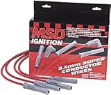 MSD (32233) Super Conductor Spark Plug Wires - 4.0L 8.5mm (Black)