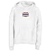 SWEATSHIRT WOMAN WHITE ELEGANT FLAG \
