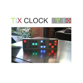 TIX Color Code Clock, Silver by Cube Root