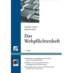 Das Web-Pflichtenheft. Mit CD-ROM
