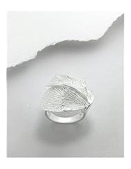 Leaf Ring In 92.5 Sterling Silver