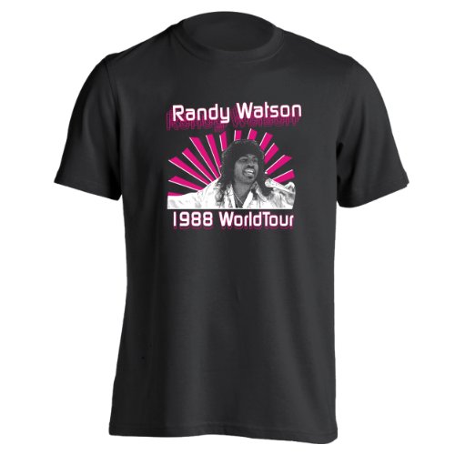 Randy Watson Mens Shirt X-Large Black