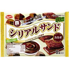 【ハマダコンフェクト】シリアルサンド カカオ 8枚入り