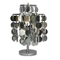 Disc Lamp - Silver