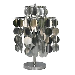 Disc Lamp - Silver