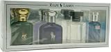 Ralph Lauren Variety Set By Ralph Lauren For Men. Set-4 Piece Mini Variety With Polo & Polo Blue & Romance & Polo Sport And All Are Minis