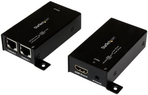 STARTECH.COM ST121SHD30 / HDMI Over Cat5 / Cat6 Extender with IR - 100 ft (30m) Power Free / 1 Input Device - 2 Output Device - 165 ft Range - 4 x Network (RJ-45) - 1 x HDMI In